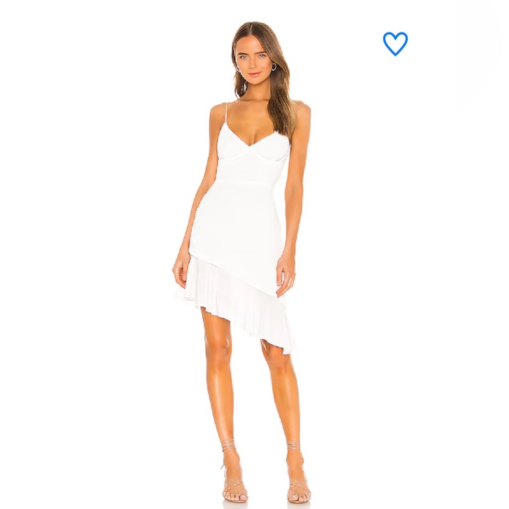 *NWT* White Asymmetrical Dress